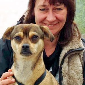 Chica und Frauchen Birgit